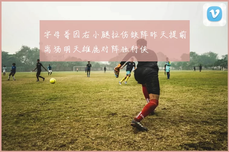字母哥因右小腿拉伤缺阵昨天提前离场明天雄鹿对阵独行侠
