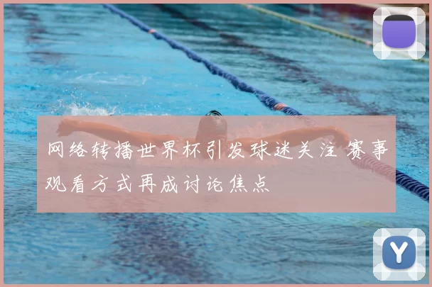 网络转播世界杯引发球迷关注 赛事观看方式再成讨论焦点